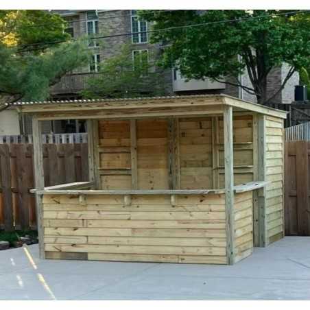 Storehouse 10x10 Wood Tavern Shed Combo Installed (TTG1010)