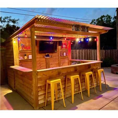 Storehouse 10x10 Wood Tavern Shed Combo Installed (TTG1010)