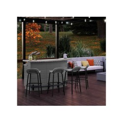 Suncast Backyard Oasis Entertaining Bar - Cool Grey (BMEB2500)