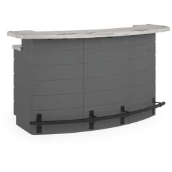 Suncast Backyard Oasis Entertaining Bar - Cool Grey (BMEB2500)