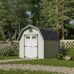 Little Cottage Co. Colonial Greenfield 8x10 Wood Barn Shed Kit (8x10 GCGS-PC)