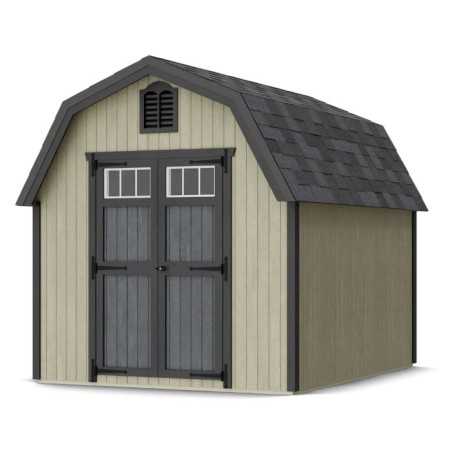 Little Cottage Co. Colonial Greenfield 8x10 Wood Barn Shed Kit (8x10 GCGS-PC)