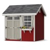 Little Cottage Co. Colonial Pinehurst 8x8 Wood Storage Shed Kit (8x8 PCGS-PC)
