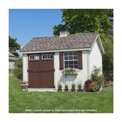 Little Cottage Co. Colonial Pinehurst 8x0 Wood Storage Shed Kit (8x10 PCGS-PC)