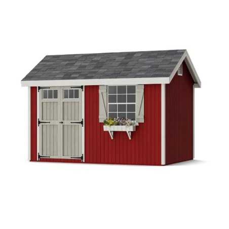 Little Cottage Co. Colonial Pinehurst 8x12 Wood Storage Shed Kit (8x12 PCGS-PC)