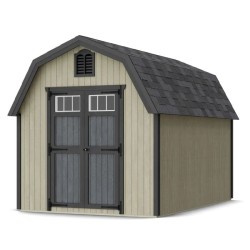 Little Cottage Co. Colonial Greenfield 8x12 Wood Barn Shed Kit (8x12 GCGS-PC)