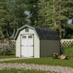 Little Cottage Co. Colonial Greenfield 8x14 Wood Barn Shed Kit (8x14 GCGS-PC)