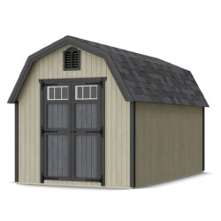 Little Cottage Co. Colonial Greenfield 8x14 Wood Barn Shed Kit (8x14 GCGS-PC)