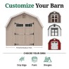Little Cottage Co. Colonial Greenfield 10x10 Storage Barn Shed Kit (10x10 GCGS-PC)