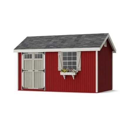 Little Cottage Co. Colonial Pinehurst 8x14 Wood Storage Shed Kit (8x14 PCGS-PC)