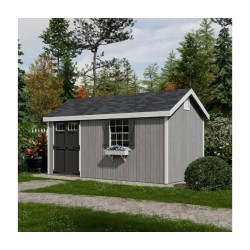 Little Cottage Co. Colonial Pinehurst 8x16 Wood Storage Shed Kit (8x16 PCGS-PC)