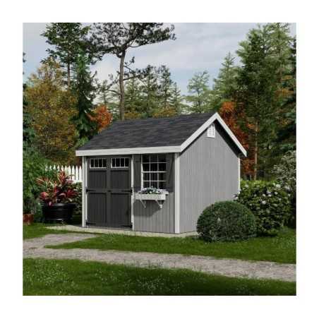 Little Cottage Co. Colonial Pinehurst 10x10 Wood Storage Shed Kit (10x10 PCGS-PC)