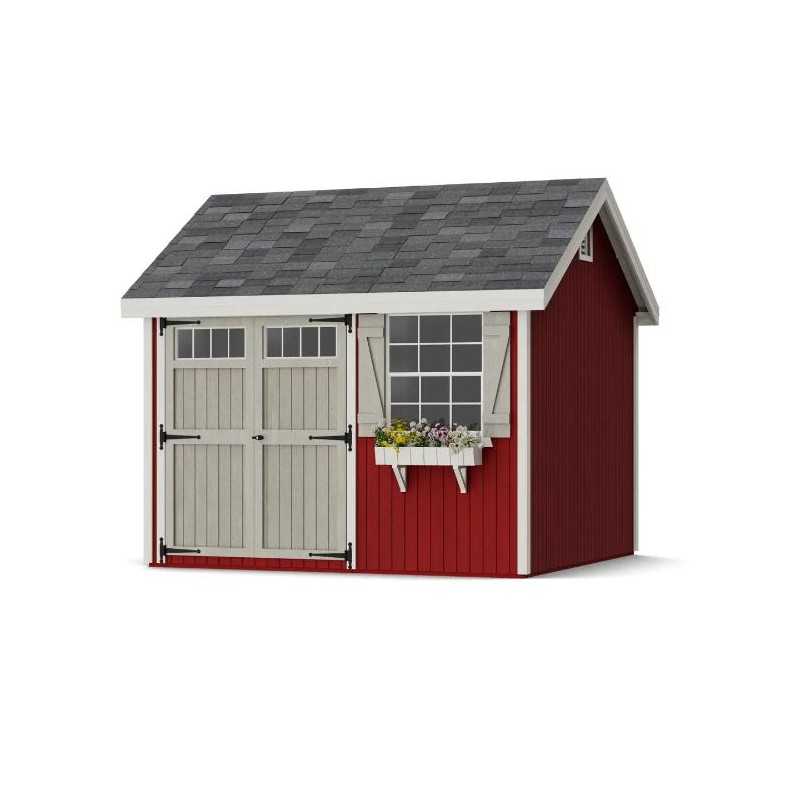 Little Cottage Co. Colonial Pinehurst 10x10 Wood Storage Shed Kit (10x10 PCGS-PC)