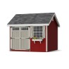 Little Cottage Co. Colonial Pinehurst 10x10 Wood Storage Shed Kit (10x10 PCGS-PC)