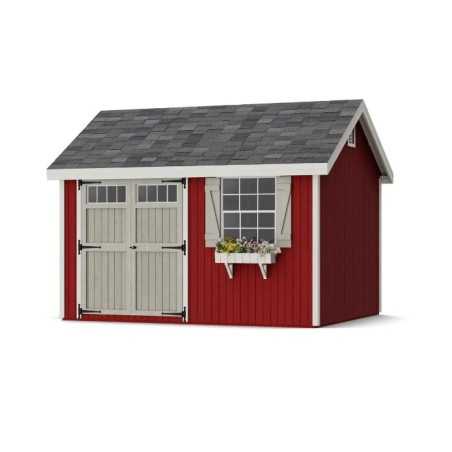 Little Cottage Co. Colonial Pinehurst 10x12 Wood Storage Shed Kit (10x12 PCGS-PC)
