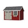 Little Cottage Co. Colonial Pinehurst 10x12 Wood Storage Shed Kit (10x12 PCGS-PC)