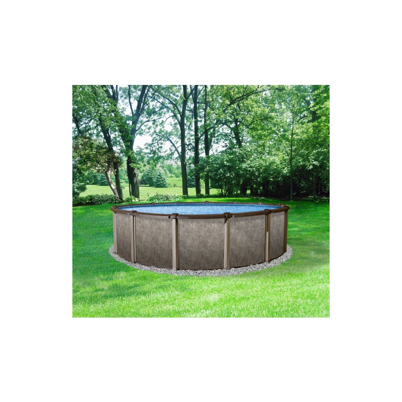 Riviera 12x54 Steel Wall Pools With Resin Toprails - Round NB1287