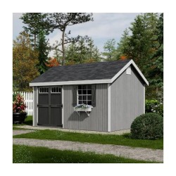 Little Cottage Co. Colonial Pinehurst 10x14 Wood Storage Shed Kit (10x14 PCGS-PC)