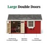 Little Cottage Co. Colonial Pinehurst 10x16 Wood Storage Shed Kit (10x16 PCGS-PC)