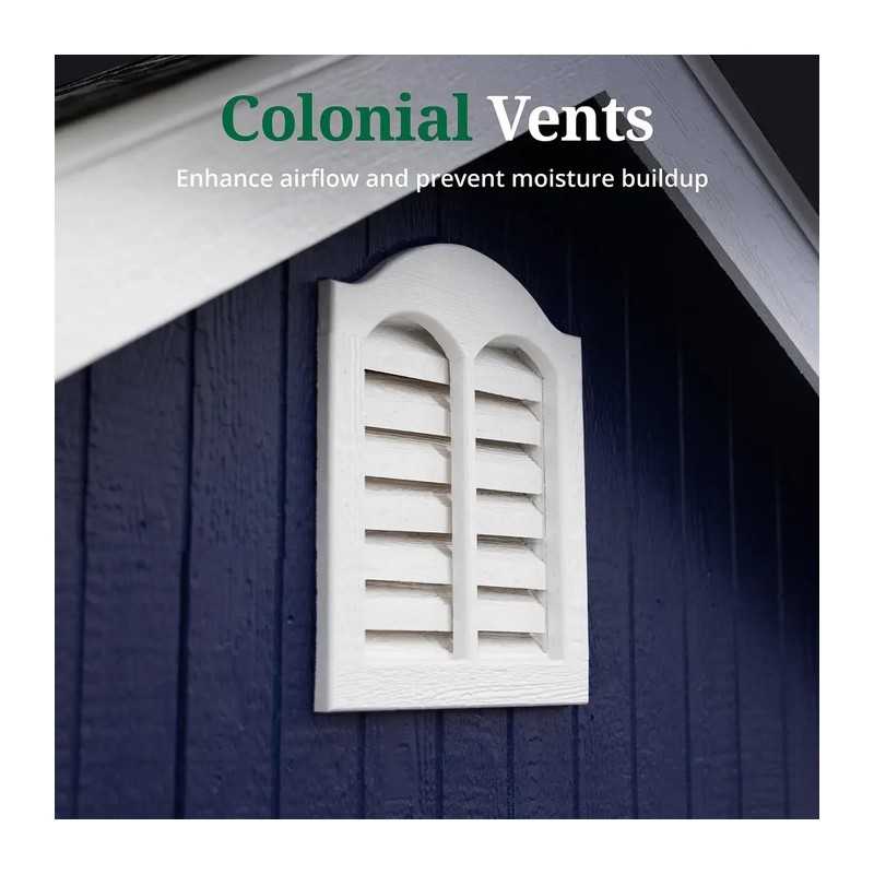 Little Cottage Co. Colonial Pinehurst 10x16 Wood Storage Shed Kit (10x16 PCGS-PC)