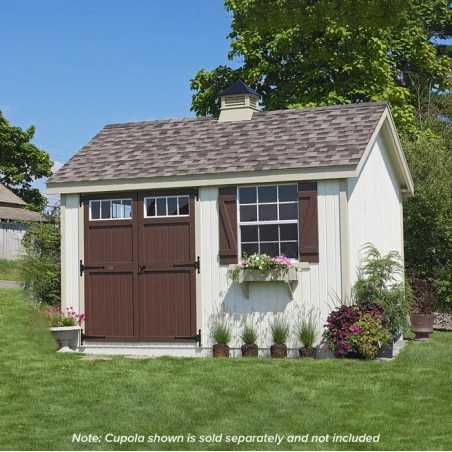 Little Cottage Co. Colonial Pinehurst 10x16 Wood Storage Shed Kit (10x16 PCGS-PC)