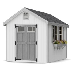 Little Cottage Co. Colonial Williamsburg 8x10 Wood Shed Kit (8x10 WCGS-PC)