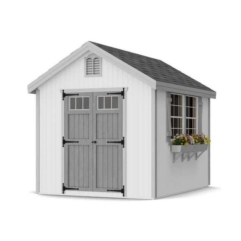 Little Cottage Co. Colonial Williamsburg 8x10 Wood Shed Kit (8x10 WCGS-PC)