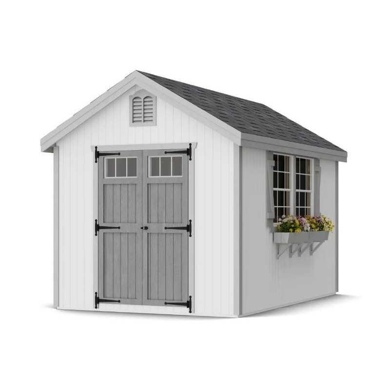 Little Cottage Co. Colonial Williamsburg 8x12 Wood Shed Kit (8x12 WCGS-PC)