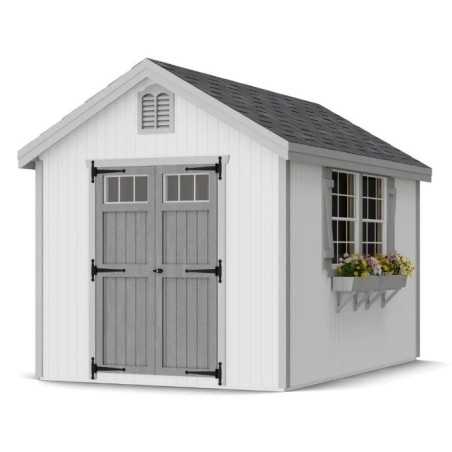 Little Cottage Co. Colonial Williamsburg 8x12 Wood Shed Kit (8x12 WCGS-PC)
