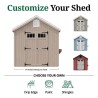 Little Cottage Co. Colonial Williamsburg 8x14 Wood Shed Kit 8x14 WCGS-PC)