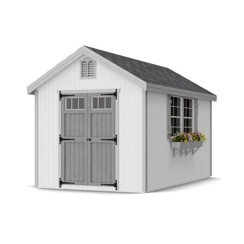 Little Cottage Co. Colonial Williamsburg 8x14 Wood Shed Kit 8x14 WCGS-PC)