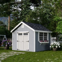 Little Cottage Co. Colonial Williamsburg 10x10 Wood Shed Kit (10x10 WCGS-PC)