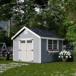 Little Cottage Co. Colonial Williamsburg 10x12 Wood Shed Kit (10x12 WCGS-PC)