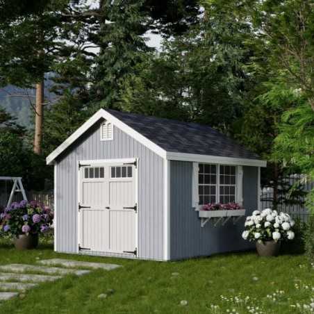 Little Cottage Co. Colonial Williamsburg 10x12 Wood Shed Kit (10x12 WCGS-PC)