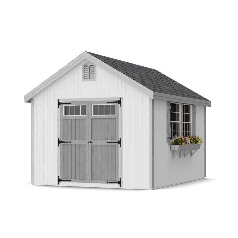 Little Cottage Co. Colonial Williamsburg 10x12 Wood Shed Kit (10x12 WCGS-PC)