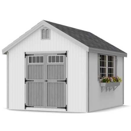 Little Cottage Co. Colonial Williamsburg 10x12 Wood Shed Kit (10x12 WCGS-PC)