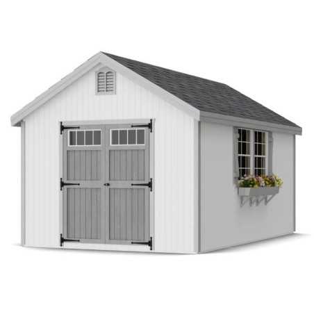 Little Cottage Co. Colonial Williamsburg 10x16 Wood Shed Kit (10x16 WCGS-PC)