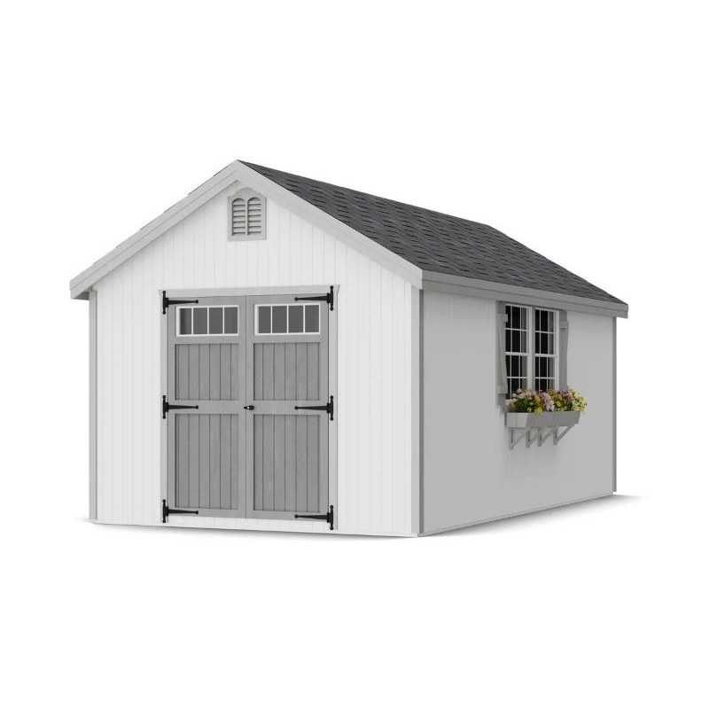 Little Cottage Co. Colonial Williamsburg 10x18 Wood Shed Kit (10x18 WCGS-PC)