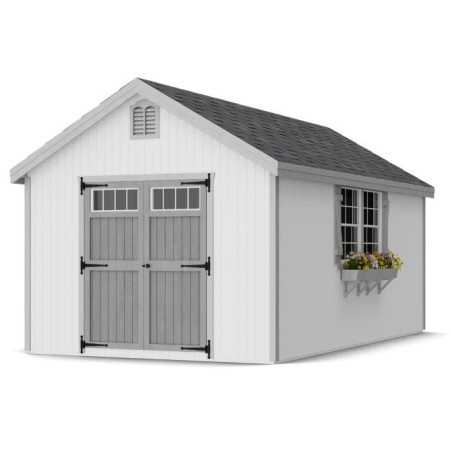 Little Cottage Co. Colonial Williamsburg 10x18 Wood Shed Kit (10x18 WCGS-PC)