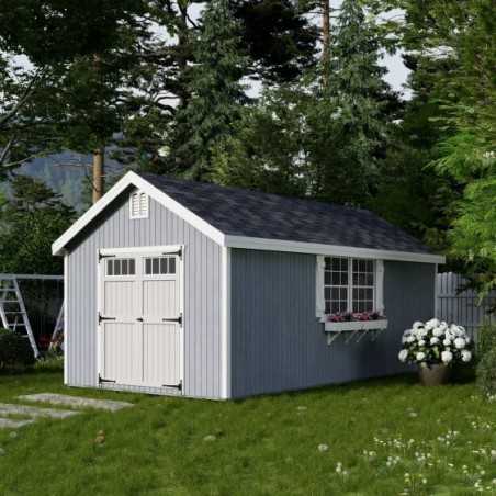 Little Cottage Co. Colonial Williamsburg 10x20 Wood Shed Kit (10x20 WCGS-PC)