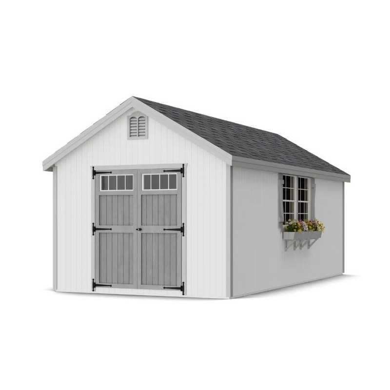 Little Cottage Co. Colonial Williamsburg 10x20 Wood Shed Kit (10x20 WCGS-PC)