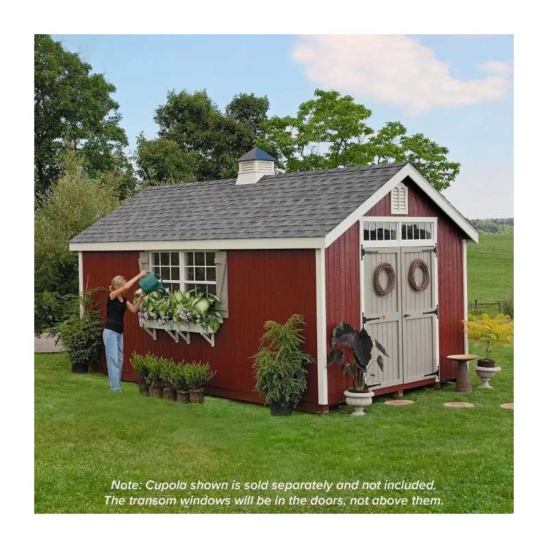 Little Cottage Co. Colonial Williamsburg 12x12 Wood Shed Kit (12x12 WCGS-PC)