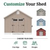 Colonial Williamsburg 12x14 Wood Shed Kit (12x14 WCGS-PC)