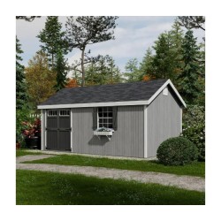 Little Cottage Co. Colonial Pinehurst 10x18 Wood Storage Shed Kit (10x18 PCGS-PC)