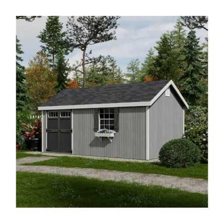 Little Cottage Co. Colonial Pinehurst 10x18 Wood Storage Shed Kit (10x18 PCGS-PC)
