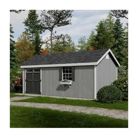 Little Cottage Co. Colonial Pinehurst 10x20 Wood Storage Shed Kit (10x20 PCGS-PC)