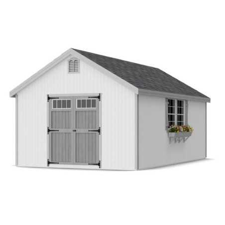 Little Cottage Co. Colonial Williamsburg 12x20 Wood Shed Kit (12x20 WCGS-PC)