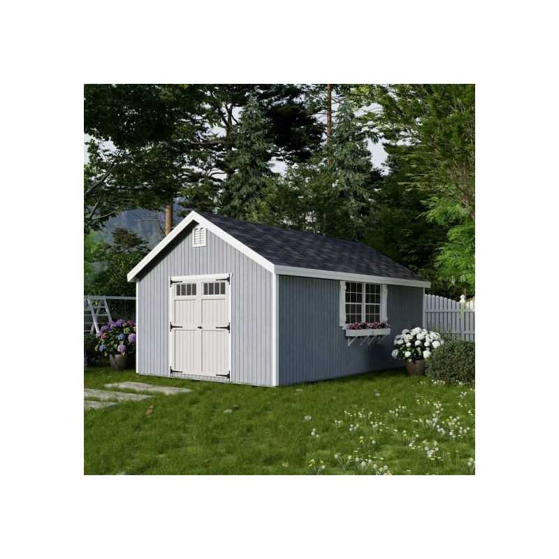 Little Cottage Co. Colonial Williamsburg 12x20 Wood Shed Kit (12x20 WCGS-PC)