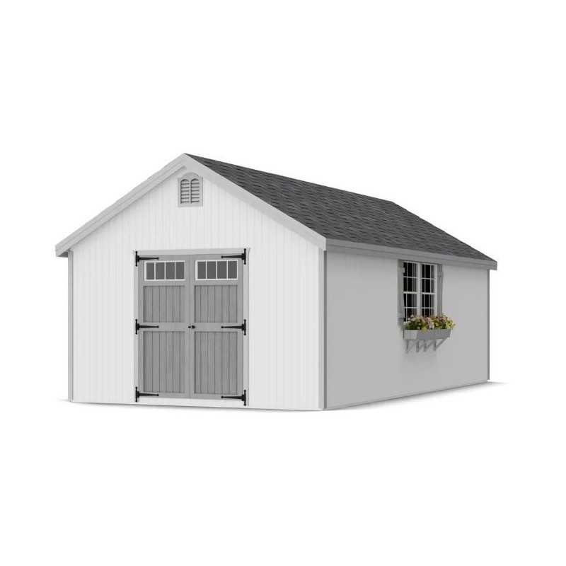 Little Cottage Co. Colonial Williamsburg 12x24 Wood Shed Kit (12x24 WCGS-PC)