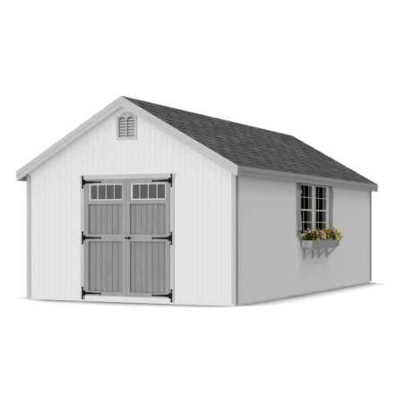 Little Cottage Co. Colonial Williamsburg 12x24 Wood Shed Kit (12x24 WCGS-PC)